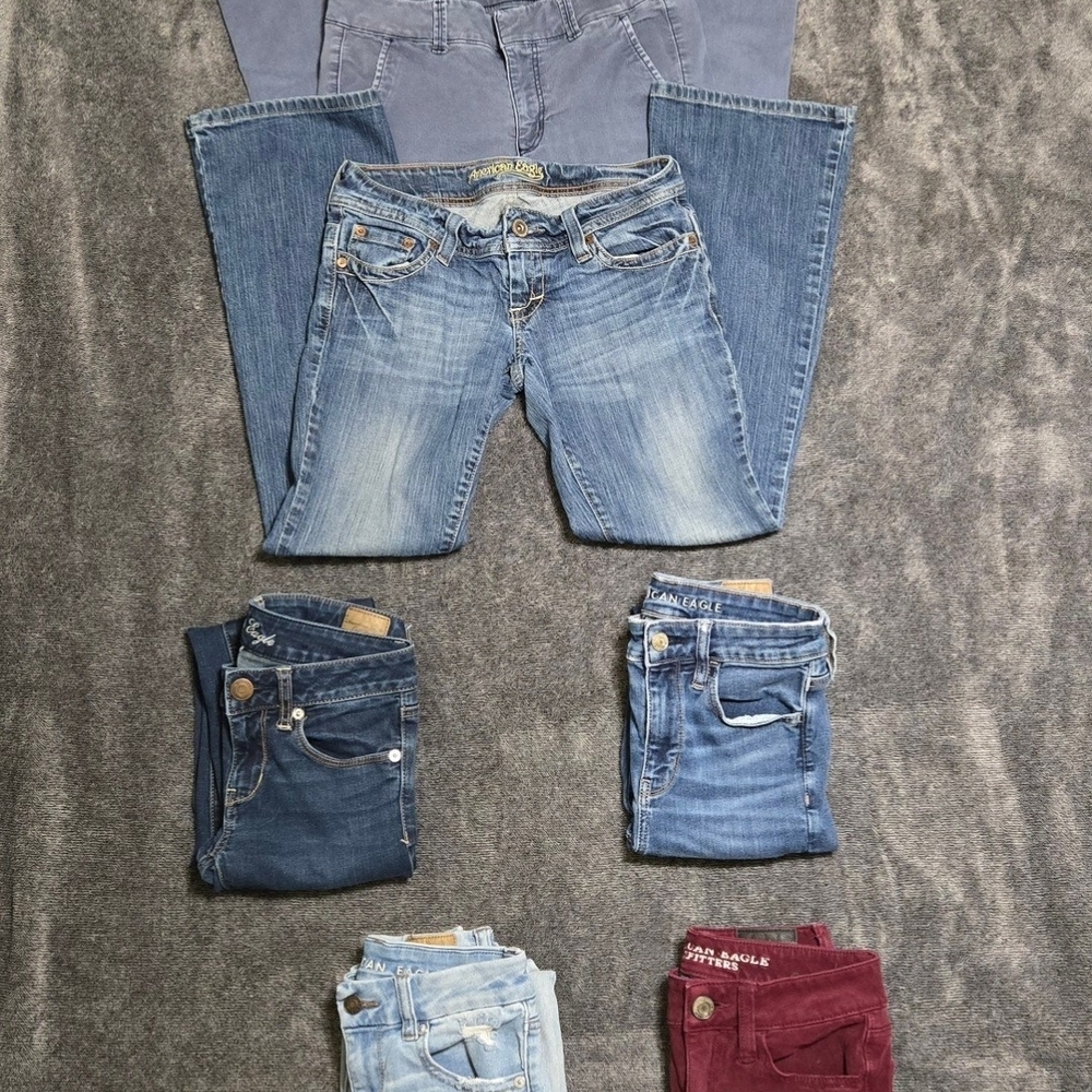 American Eagle Outfitters Blue Boot Cut Jeans